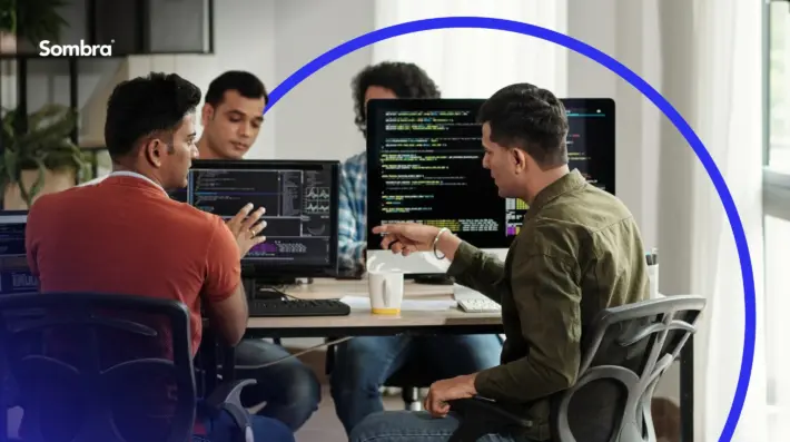 photo of people in an office