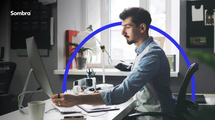 photo of a man in an office