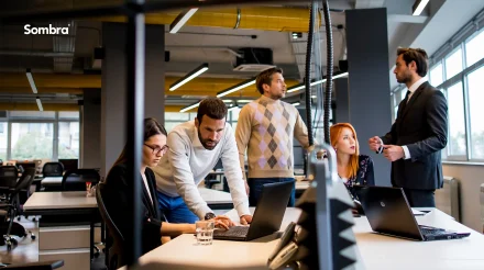 photo of people in an office