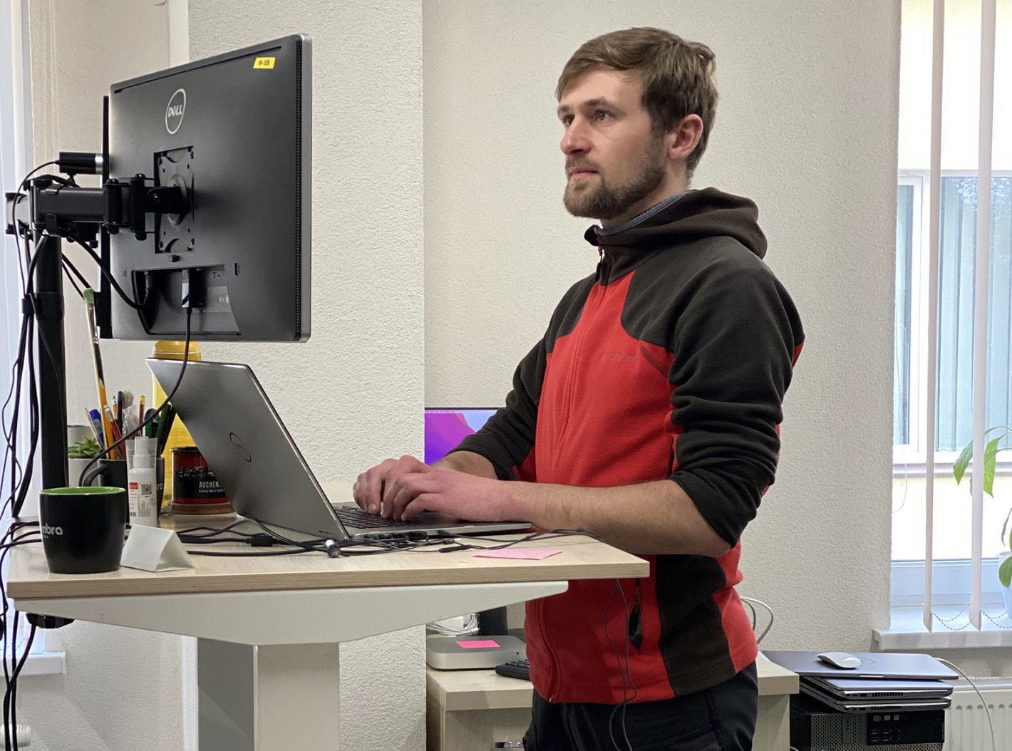 photo of IT specialist working