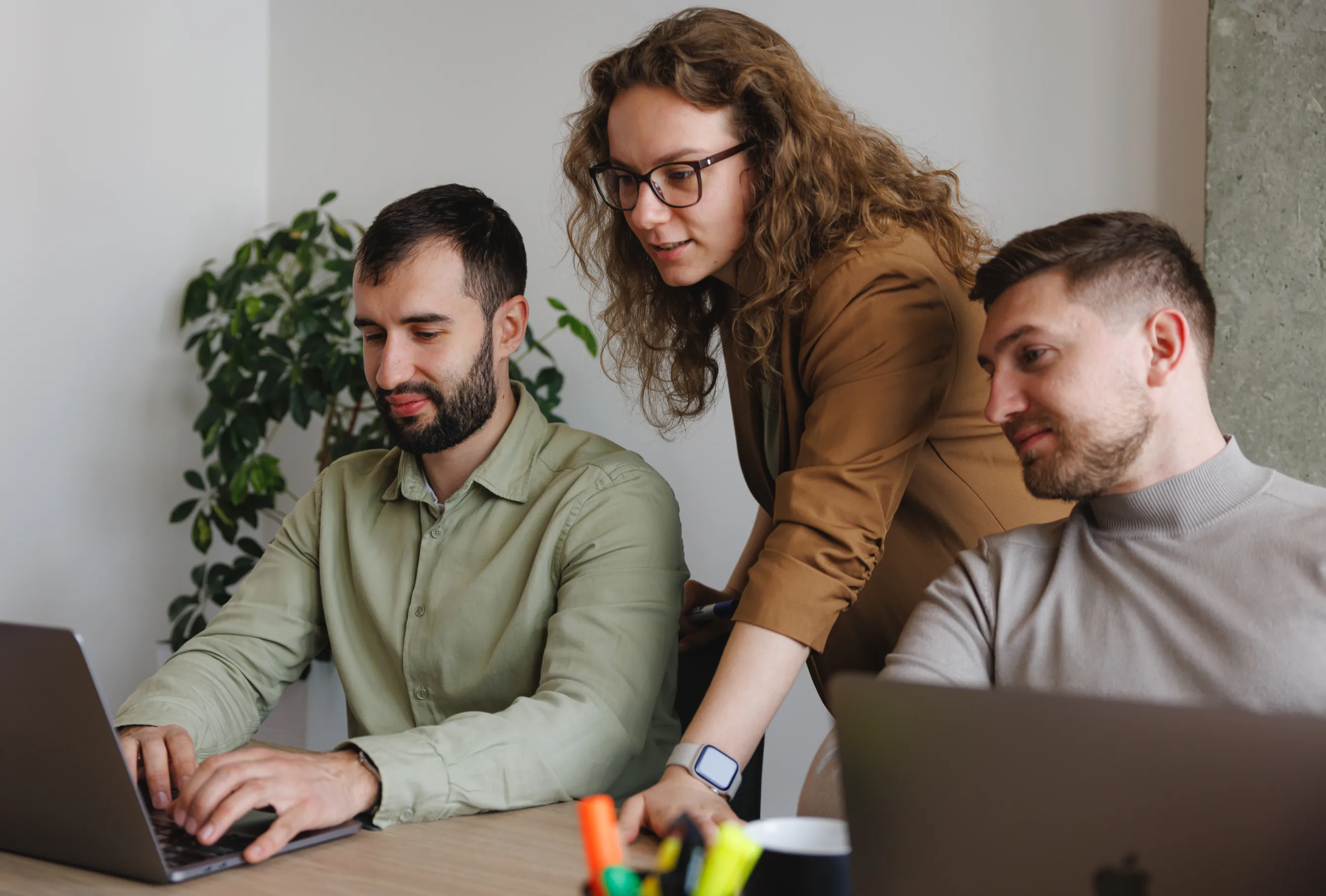 photo of people in office
