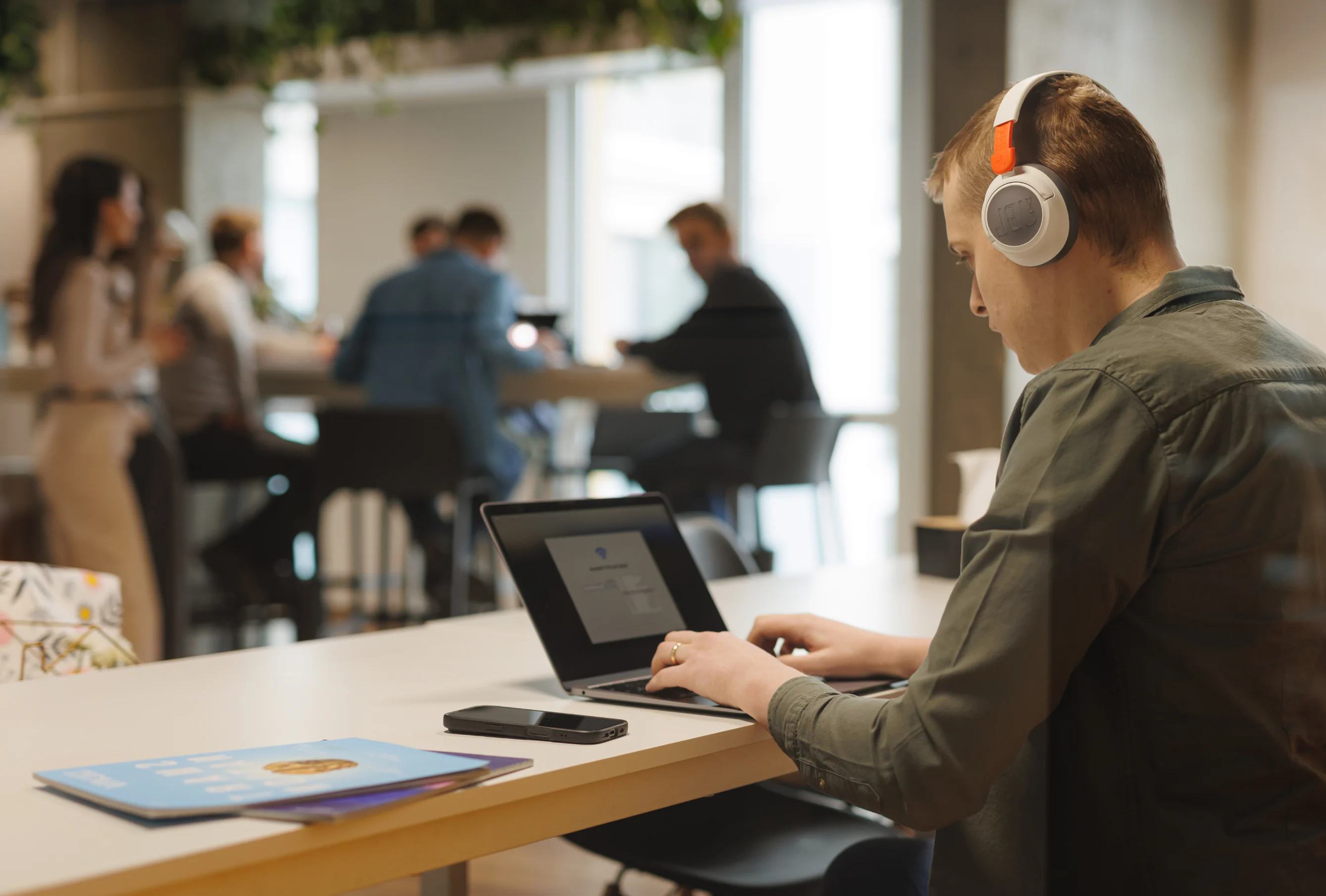 photo of people in office