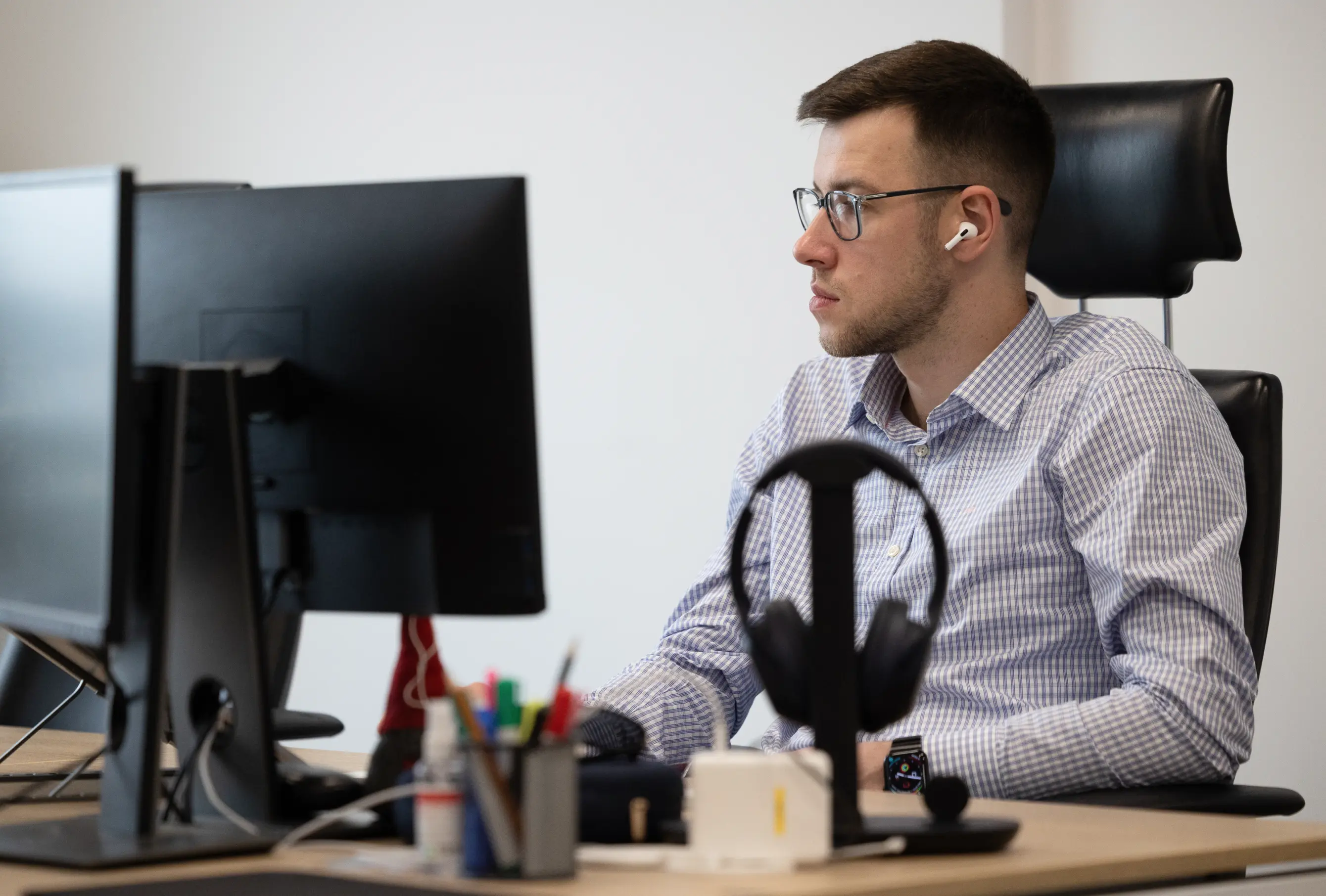 photo of people in office