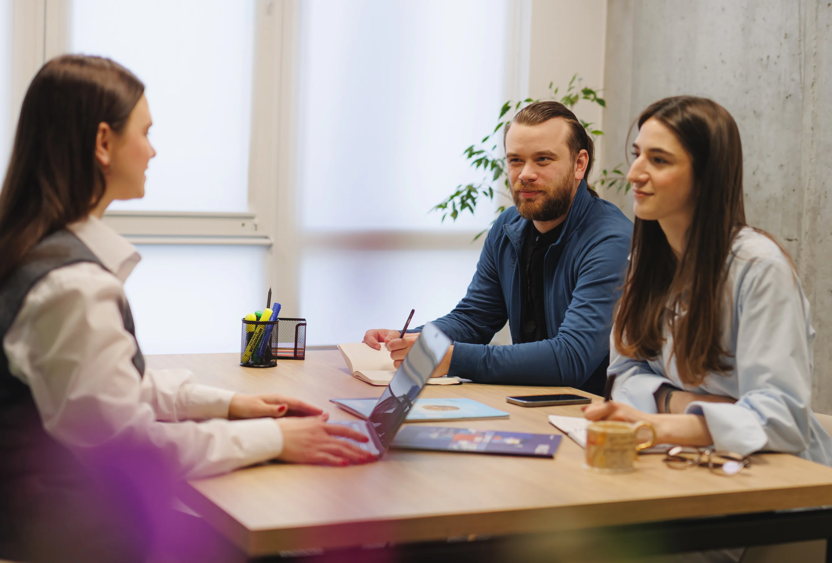 photo of people in office