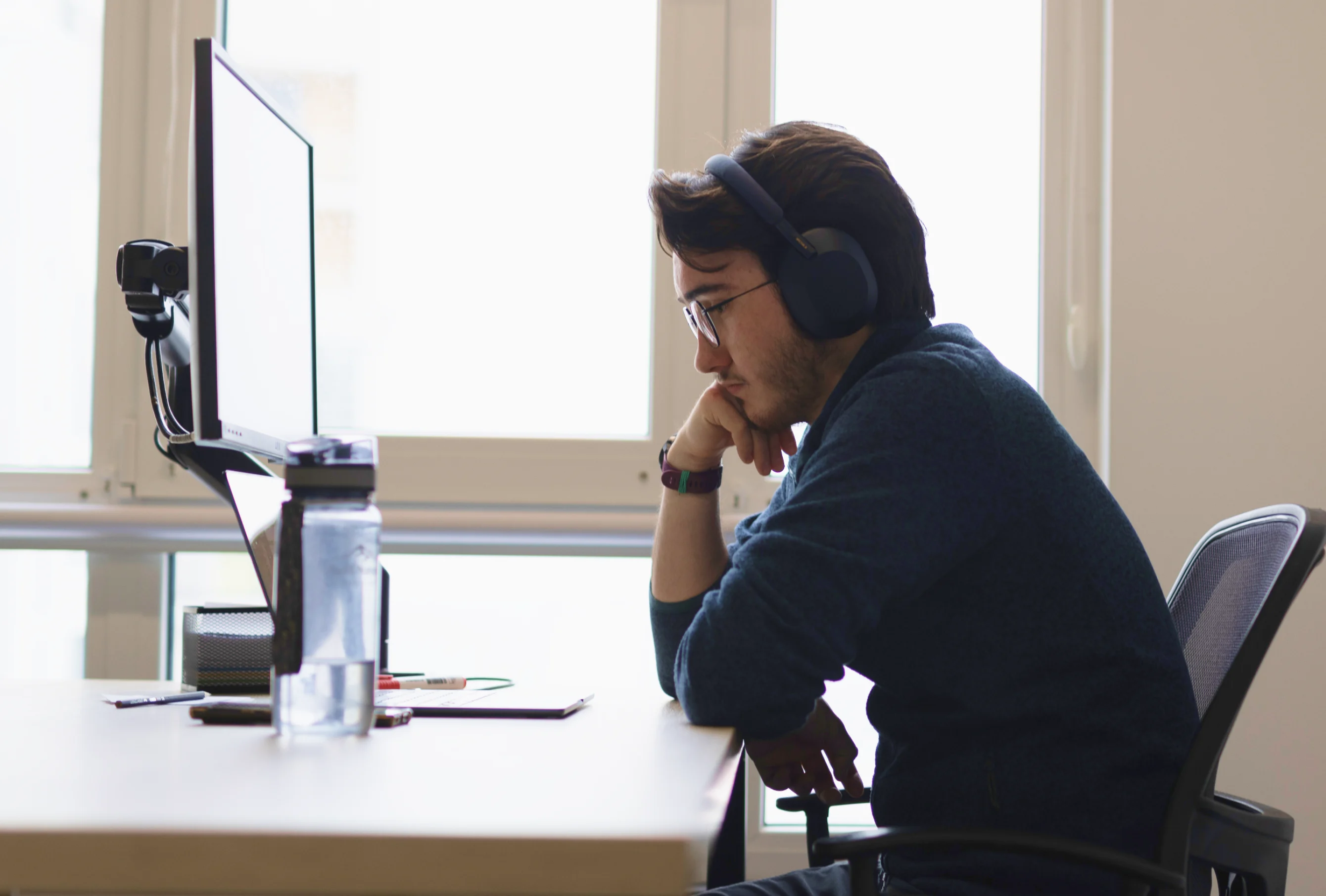 photo of people in office