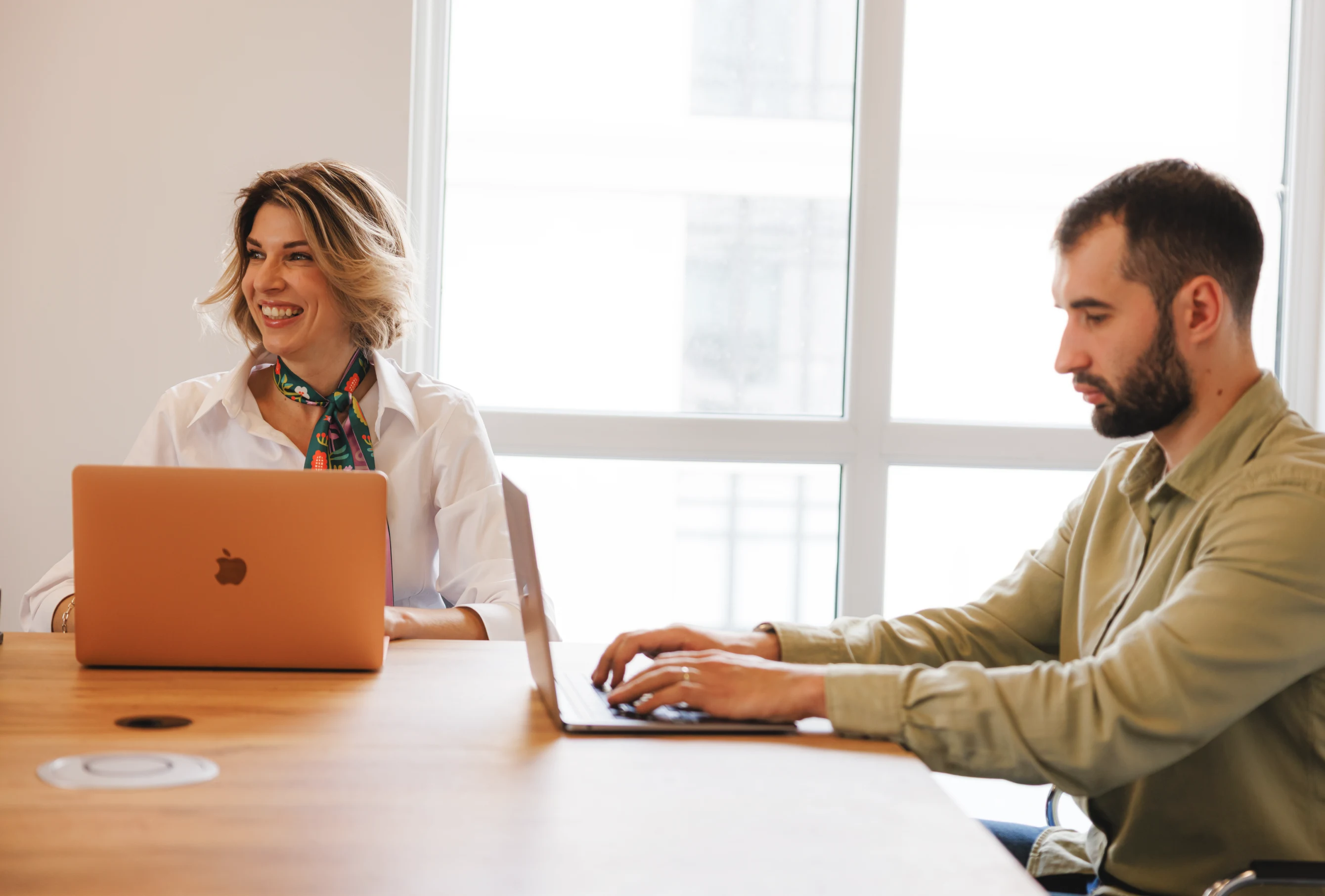 photo of people in office