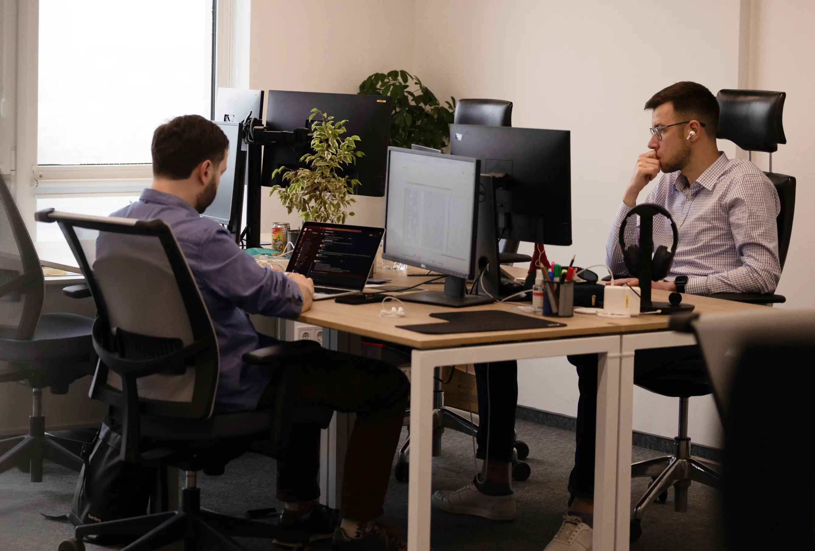 photo of people in office