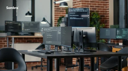 photo of open space area in an office