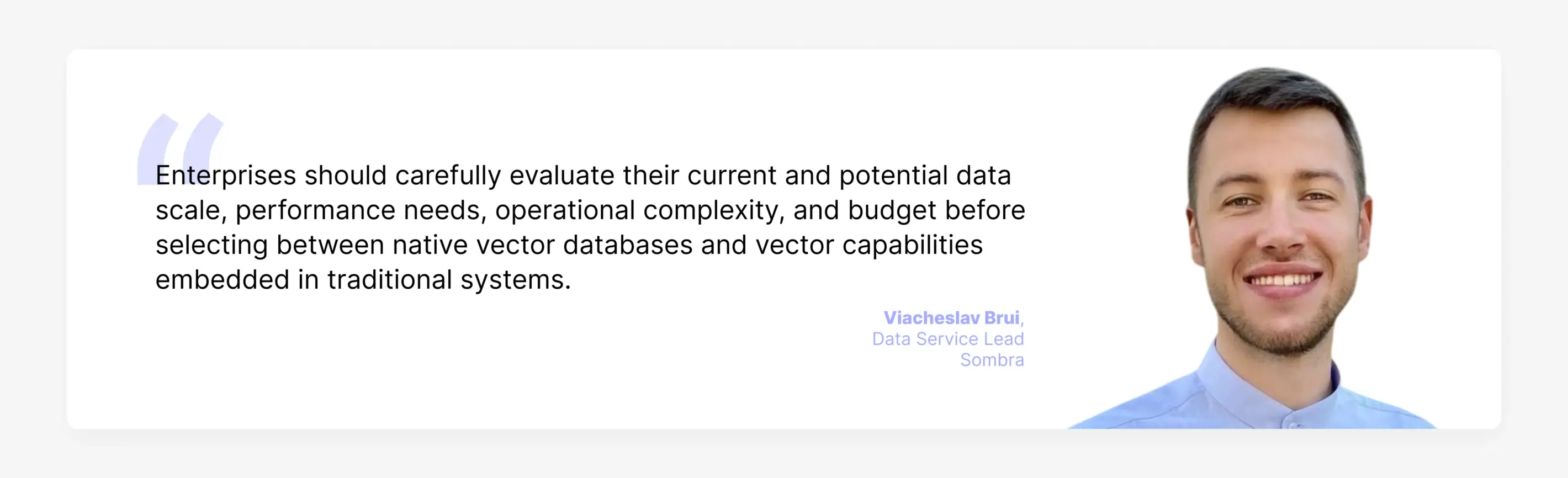Sombra Ai competence lead's quote